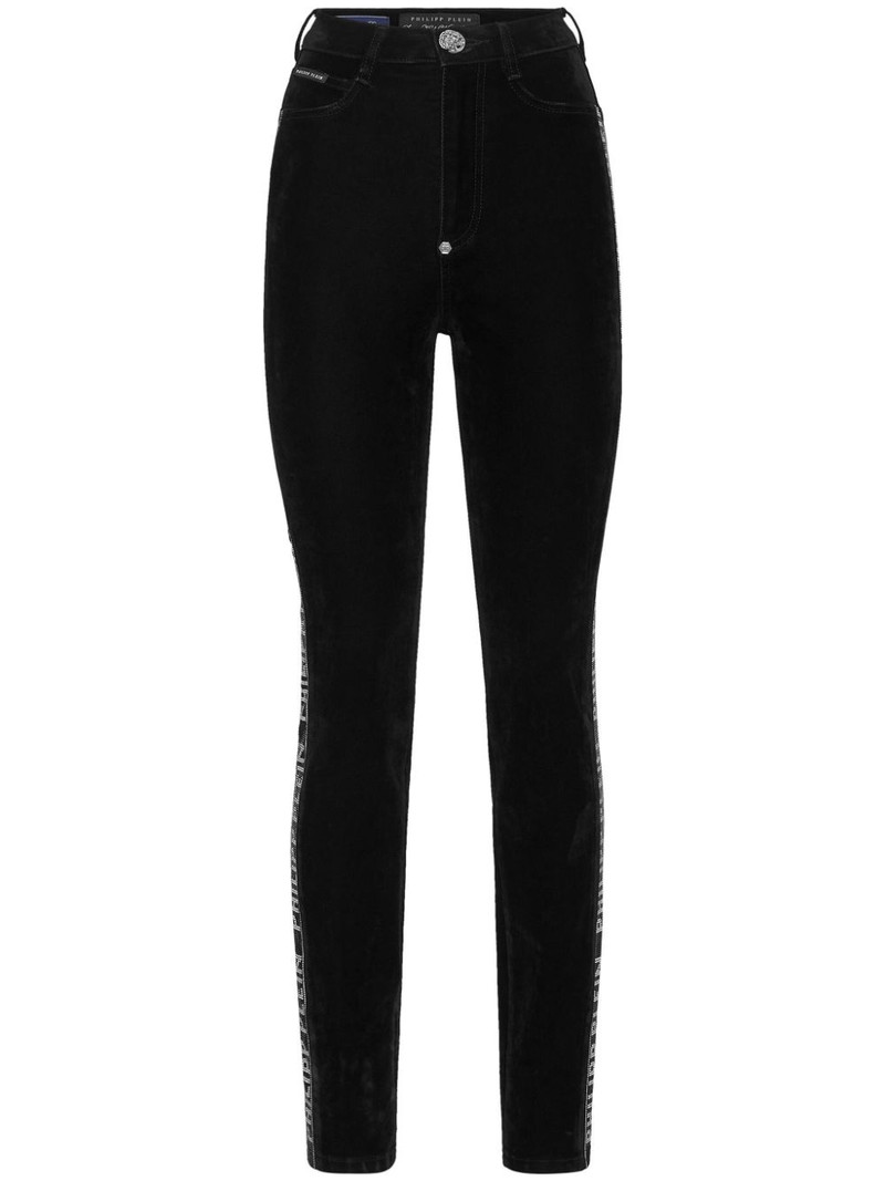 crystal-embellished skinny jeans 1