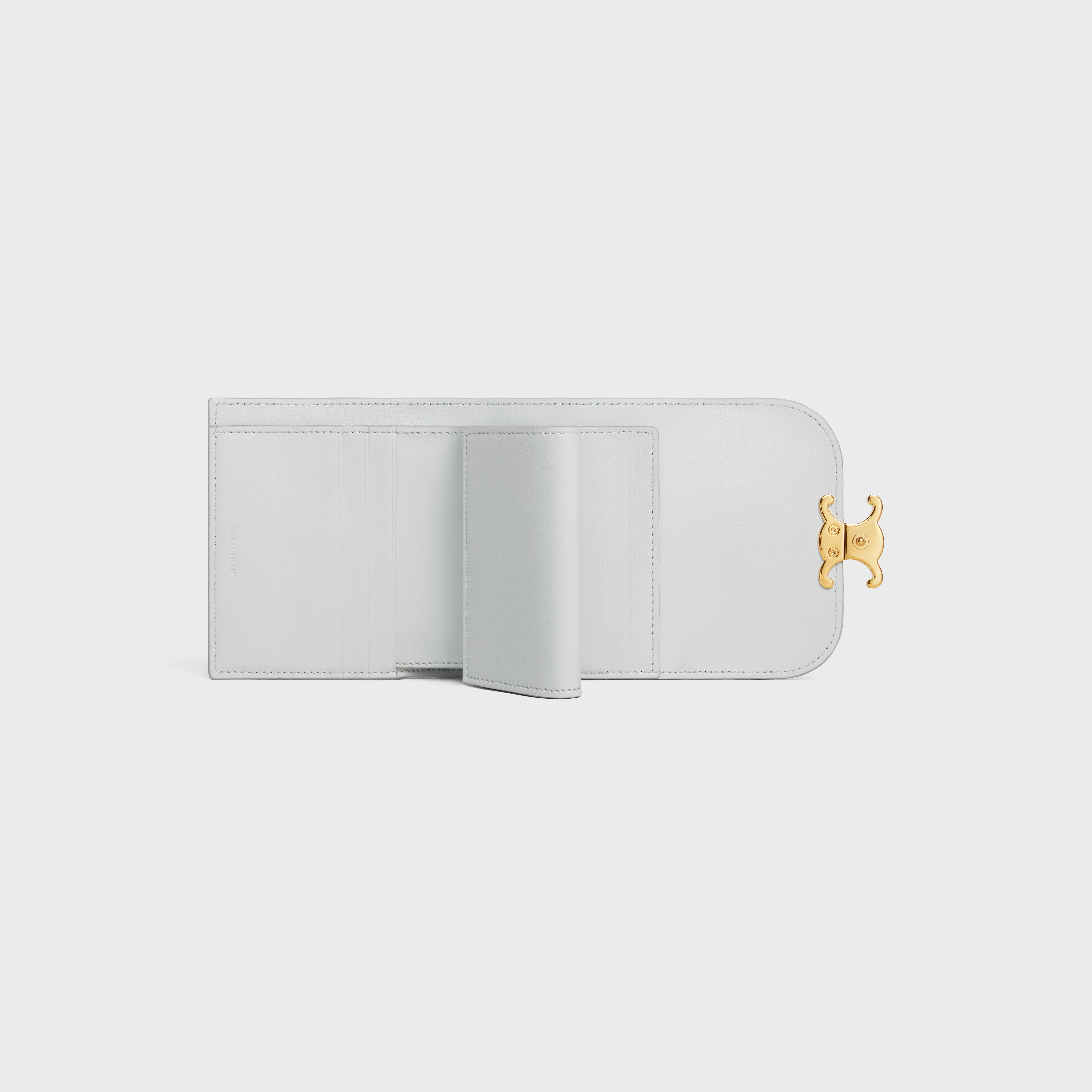 Small Flap Wallet TRIOMPHE in Shiny calfskin - 4