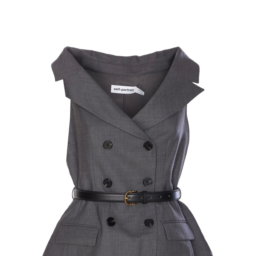 Self-Portrait Grey Dresses - Day Dresses Women - 4