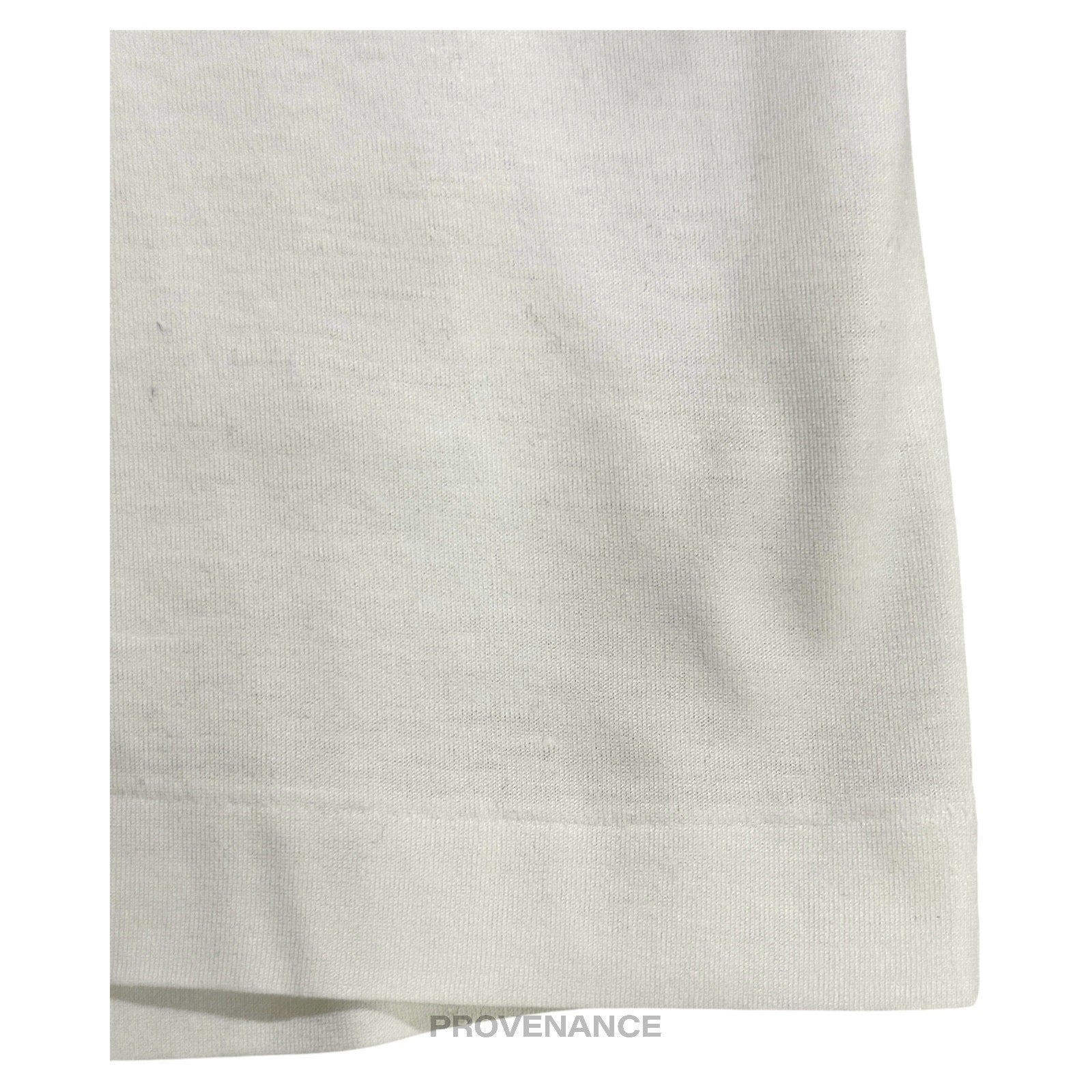 Balenciaga Golf Polo Shirt - White Embroidered Checker M - 6