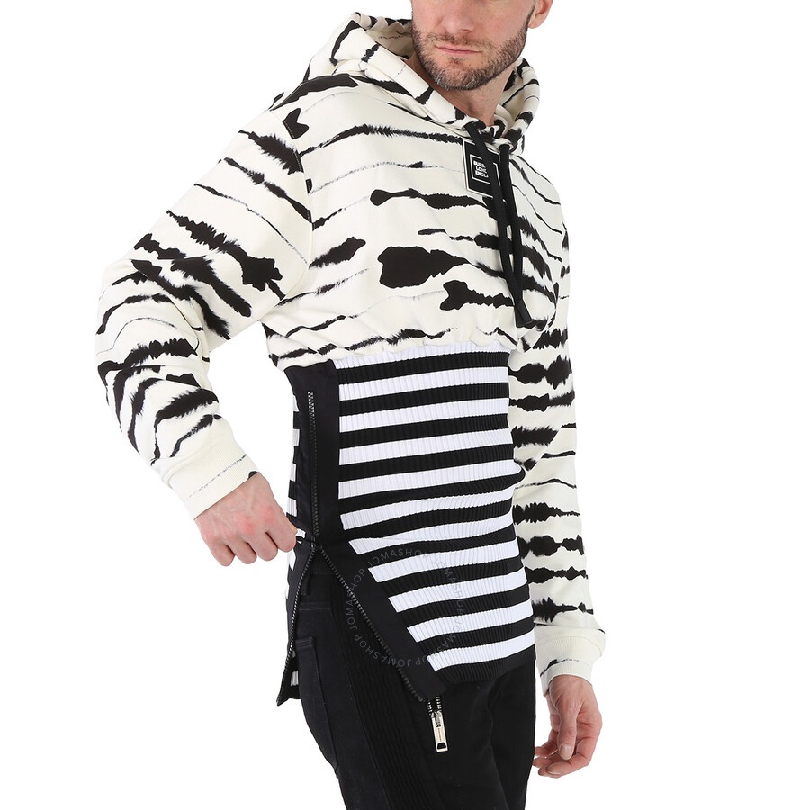 Burberry Watercolour Print Reconstructed Cotton Hoodie - 4