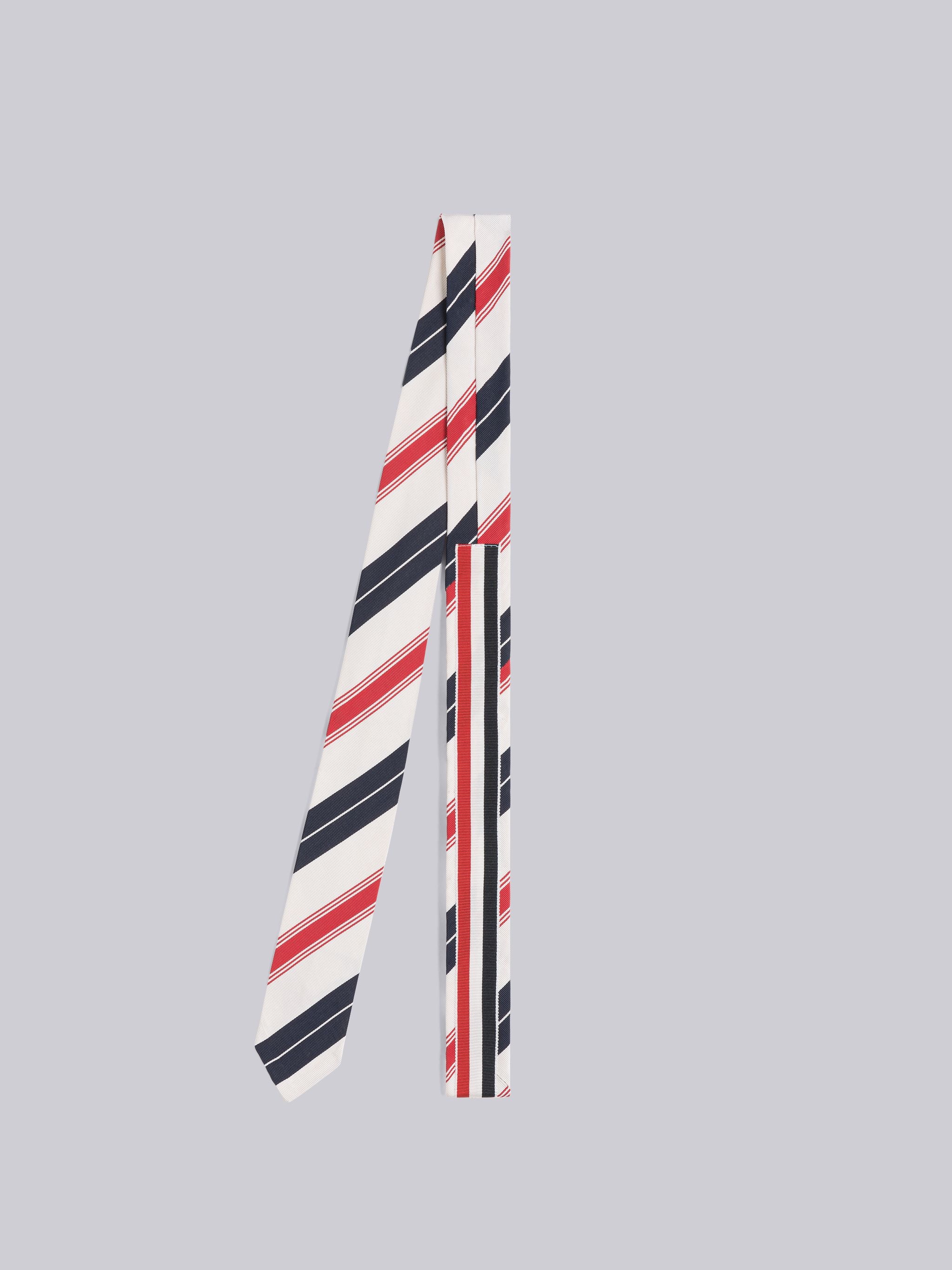 Tartan Stripe Jacquard Classic Tie - 3
