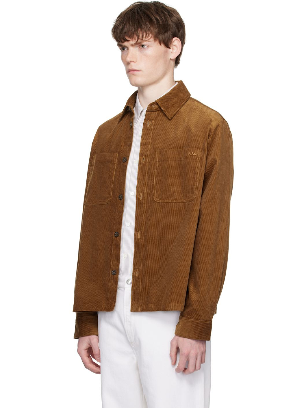 Tan Leon Overshirt - 4