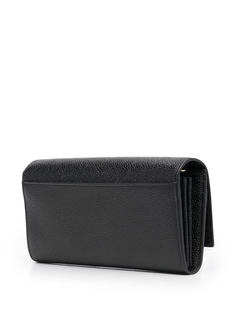logo-patch leather shoulder bag - 4