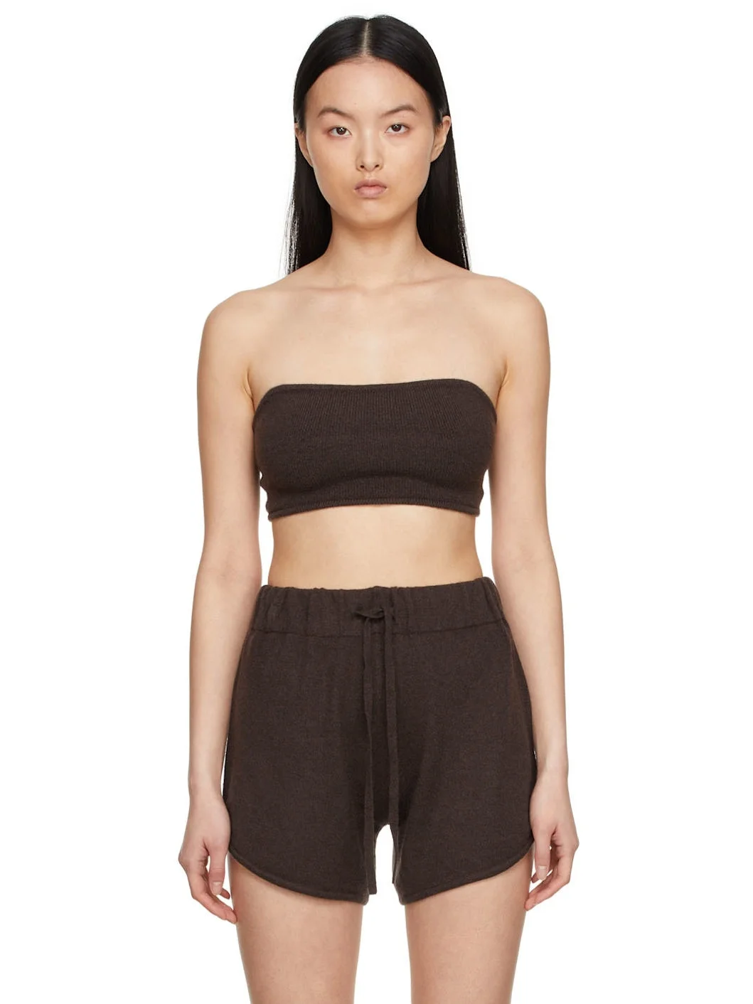 SSENSE Exclusive Brown Selah Bra - 1