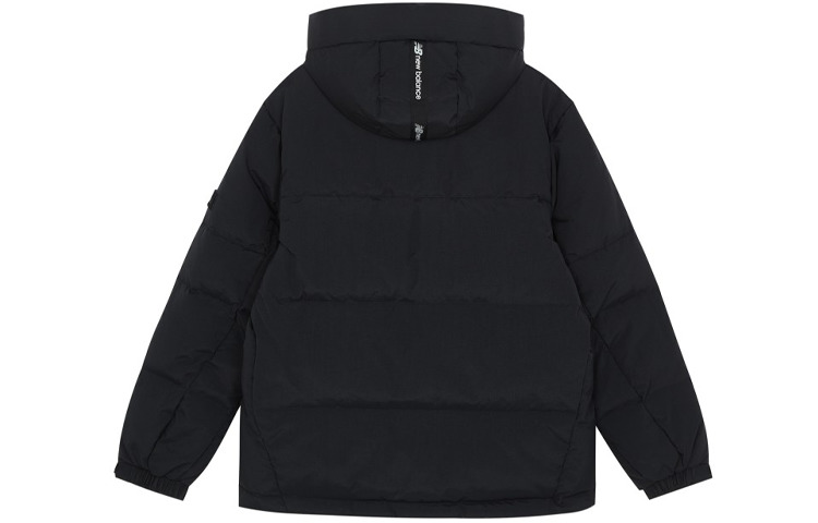New Balance Warm Hooded Down Jacket 'Black' AMJ14323-BK - 2