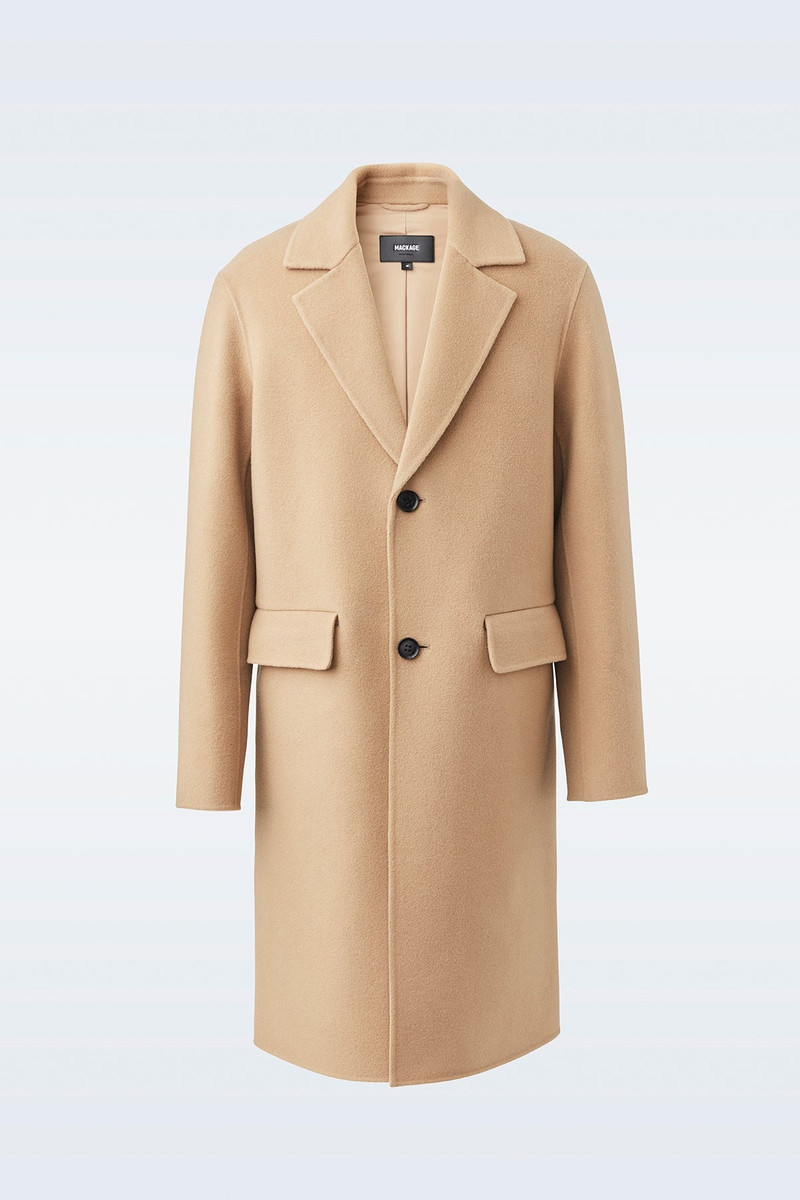 BENJAMIN Double-face wool coat with notched lapel 1