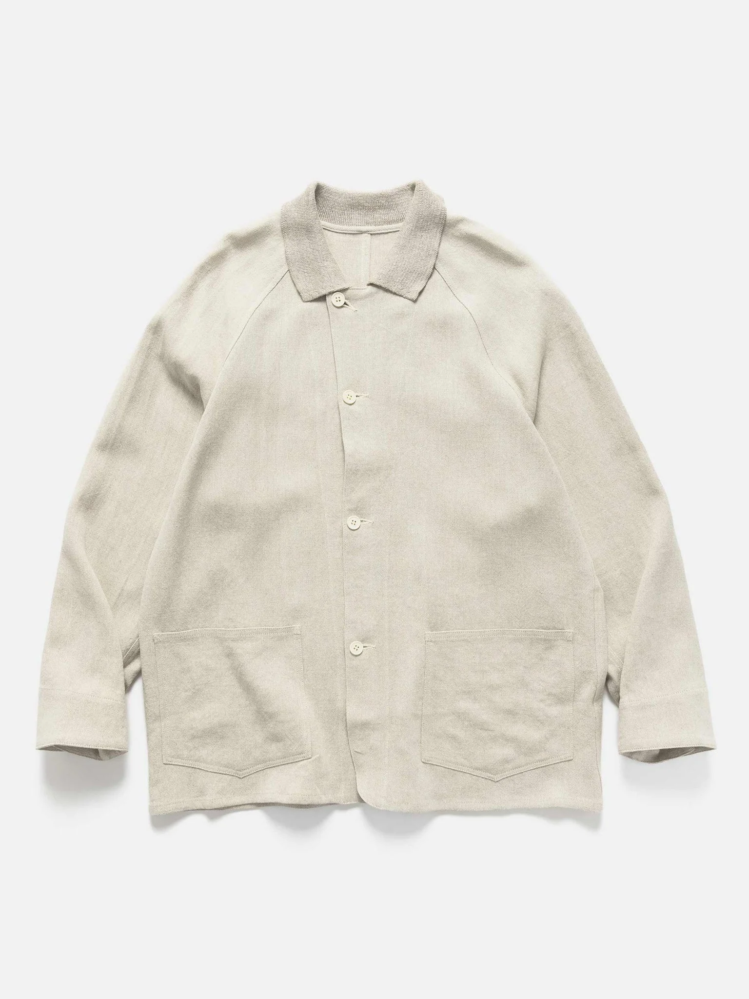 Ochiwata Linen Hopsack Coverall Natural - 1