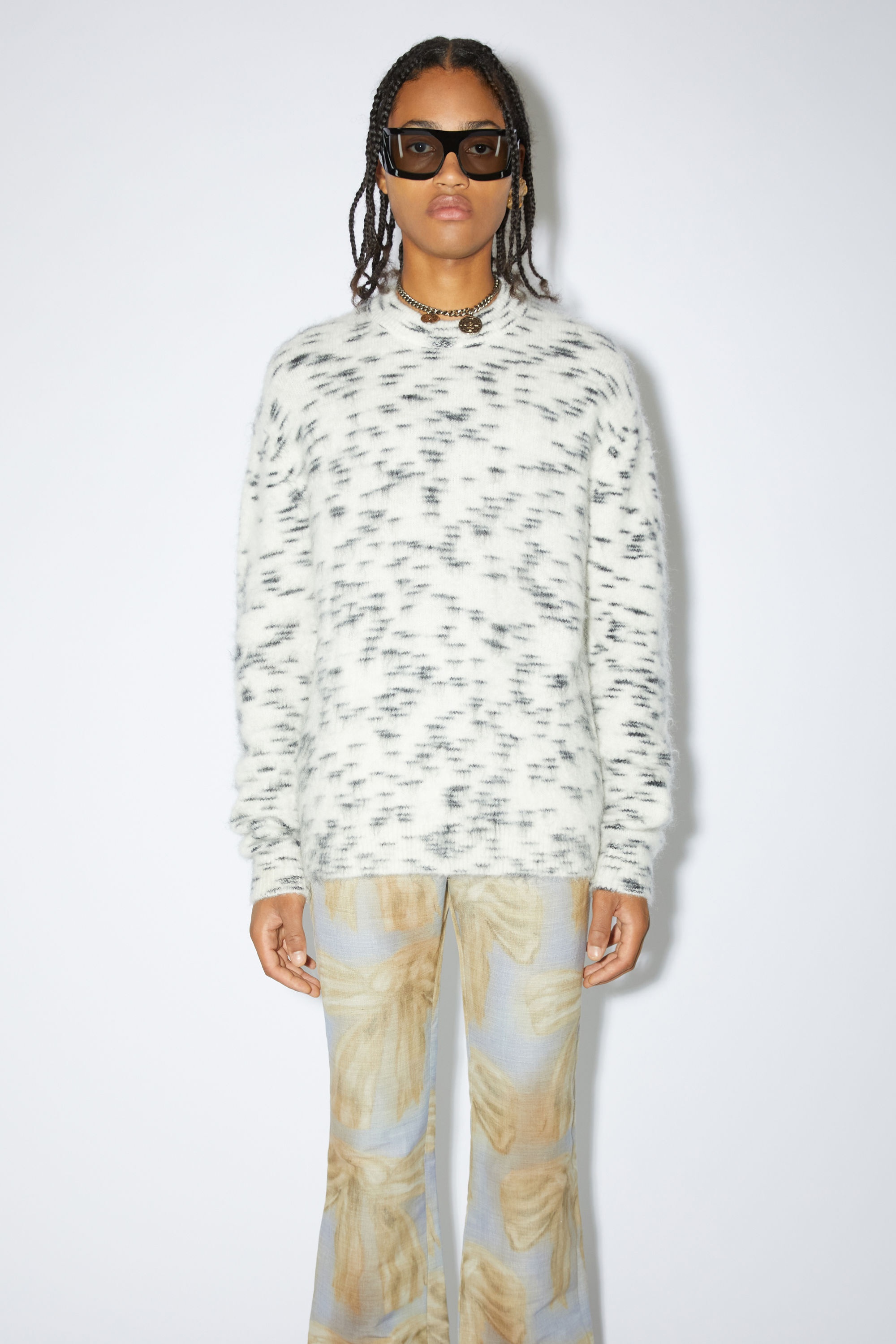 Crew neck jumper - Off white - 2