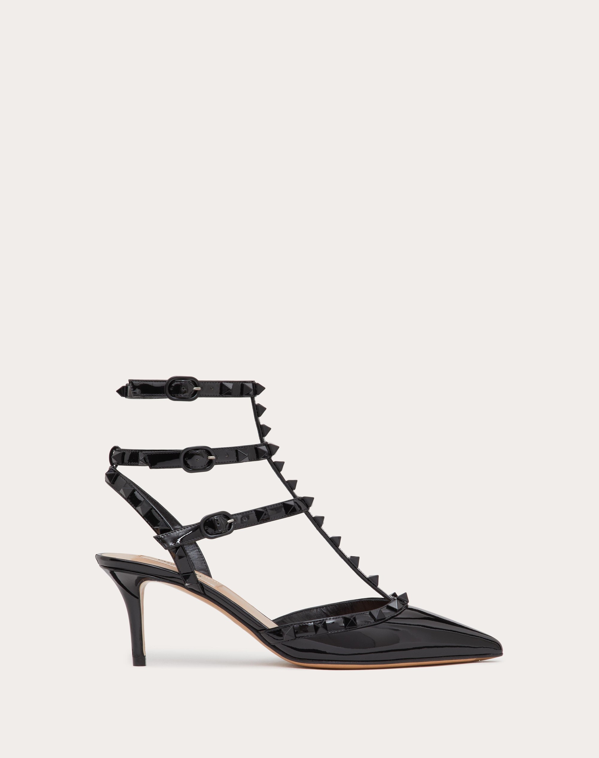 PATENT ROCKSTUD PUMPS WITH MATCHING STRAPS AND STUDS 65 MM - 1
