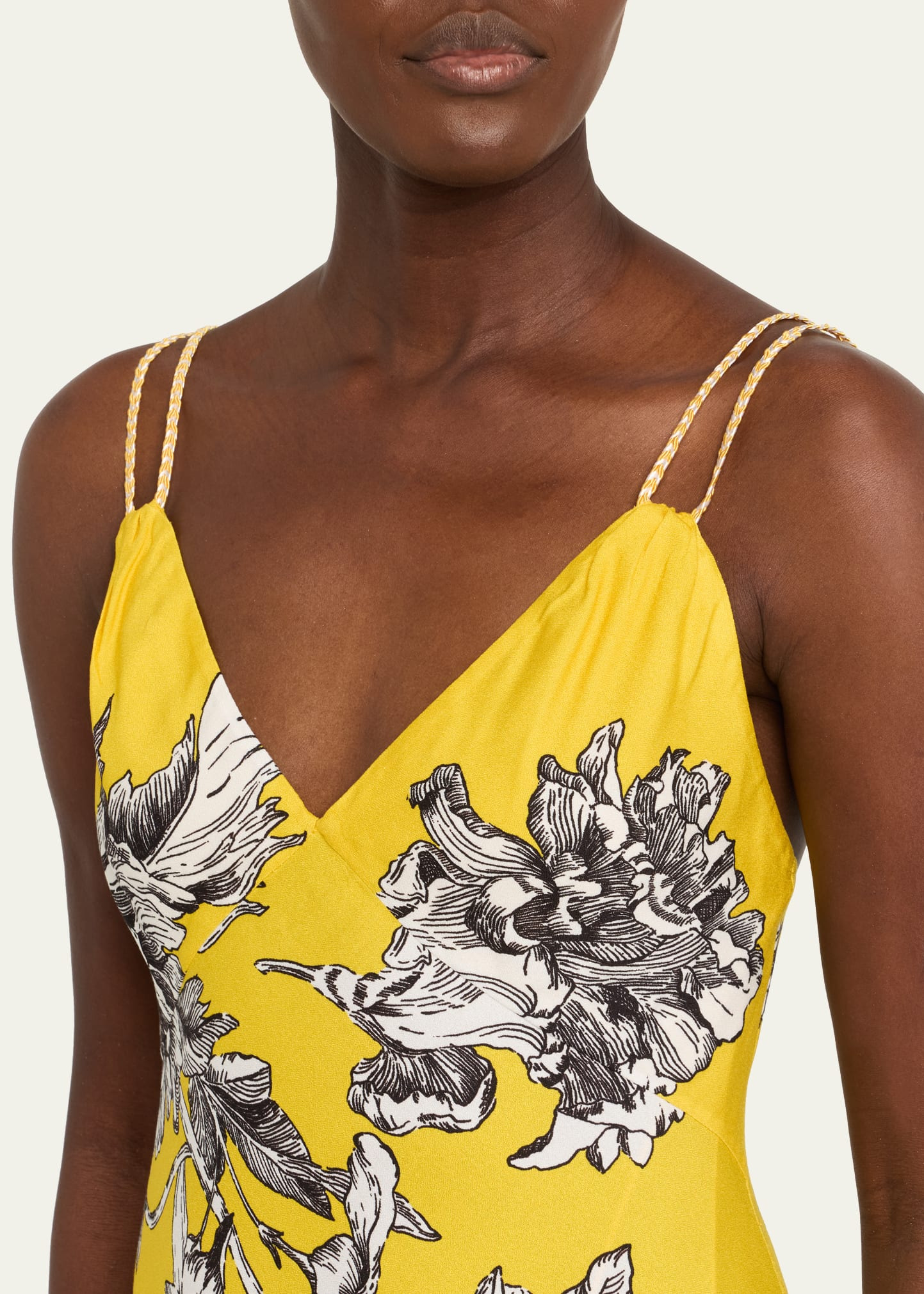 Kiro Blooming Wild Golden Hour Midi Slip Dress - 5