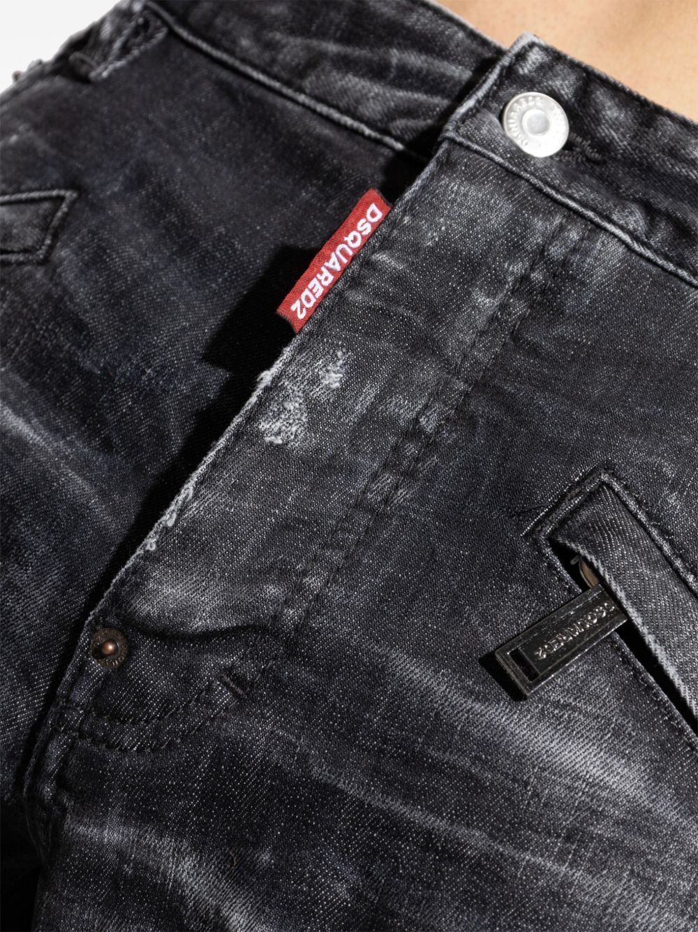 logo-tag jeans - 5