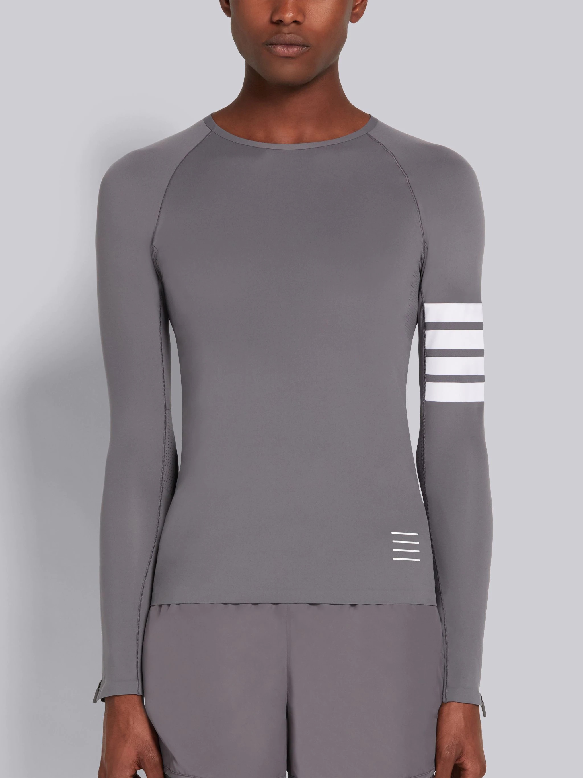 Interlock 4-Bar Compression Long Sleeve Tee