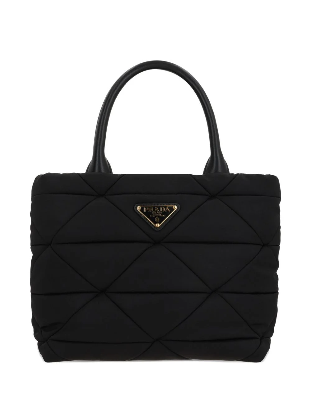 quilted top-handles tote bag - 1