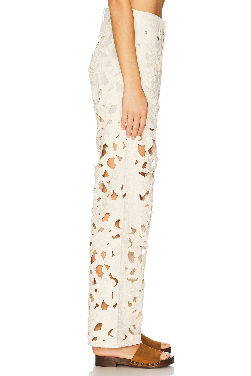 Logan Floral Cutout Wide Leg - 3