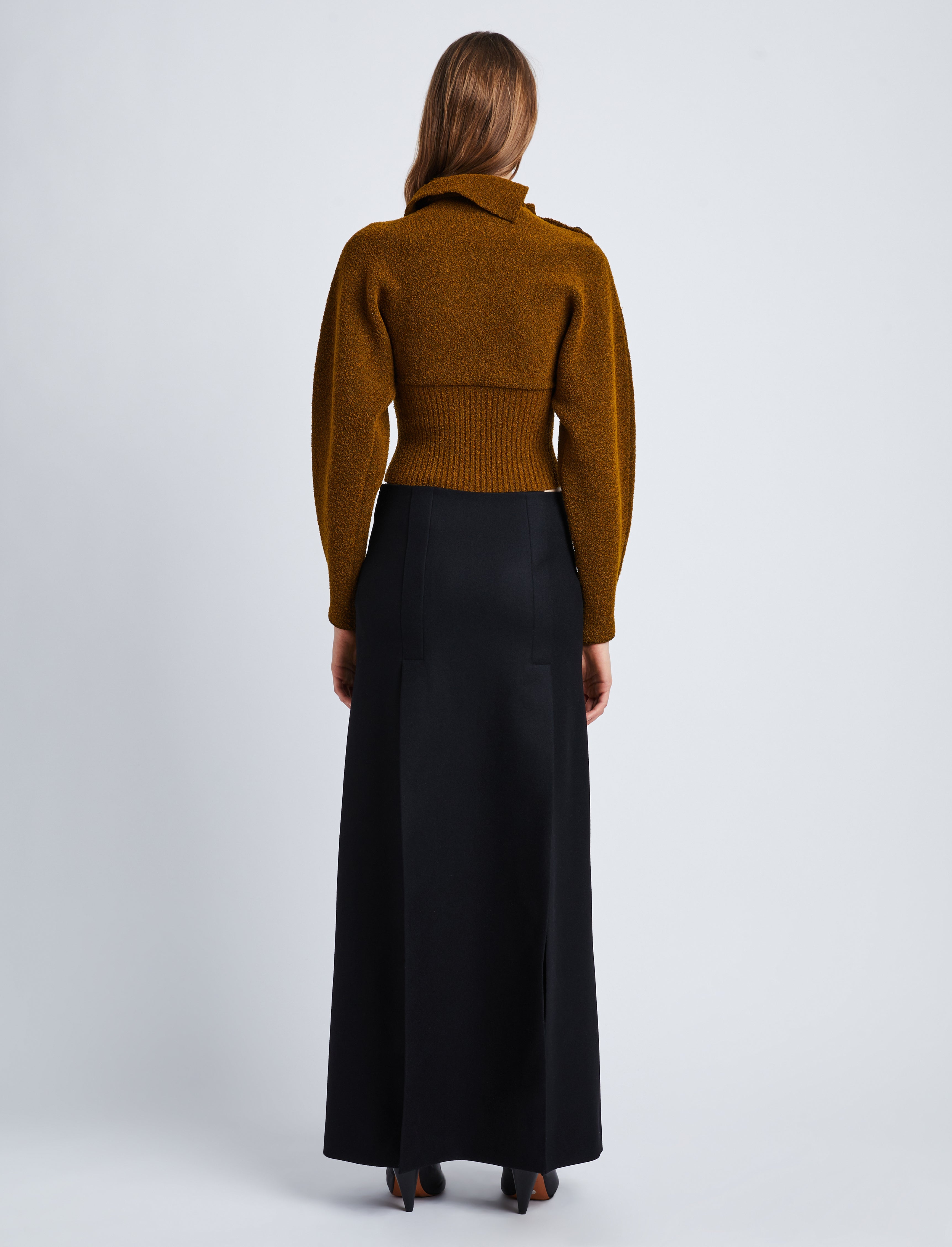 Wool Viscose Boucle Top - 5
