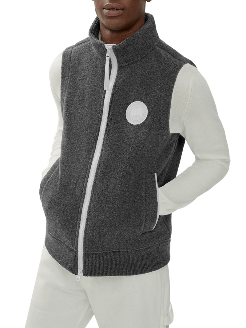 Men's Humannature Mersey Fleece Vest - Quarry Grey 3