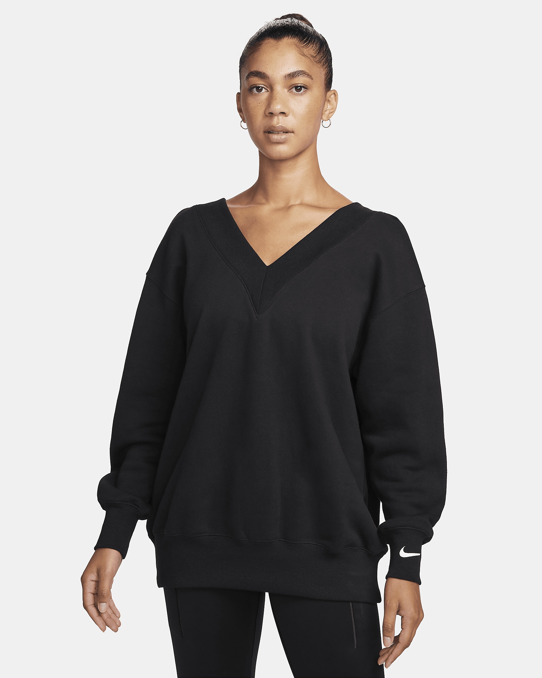 Nike Sportswear Phoenix Fleece Women's Oversized V-Neck Sweatshirt - 1