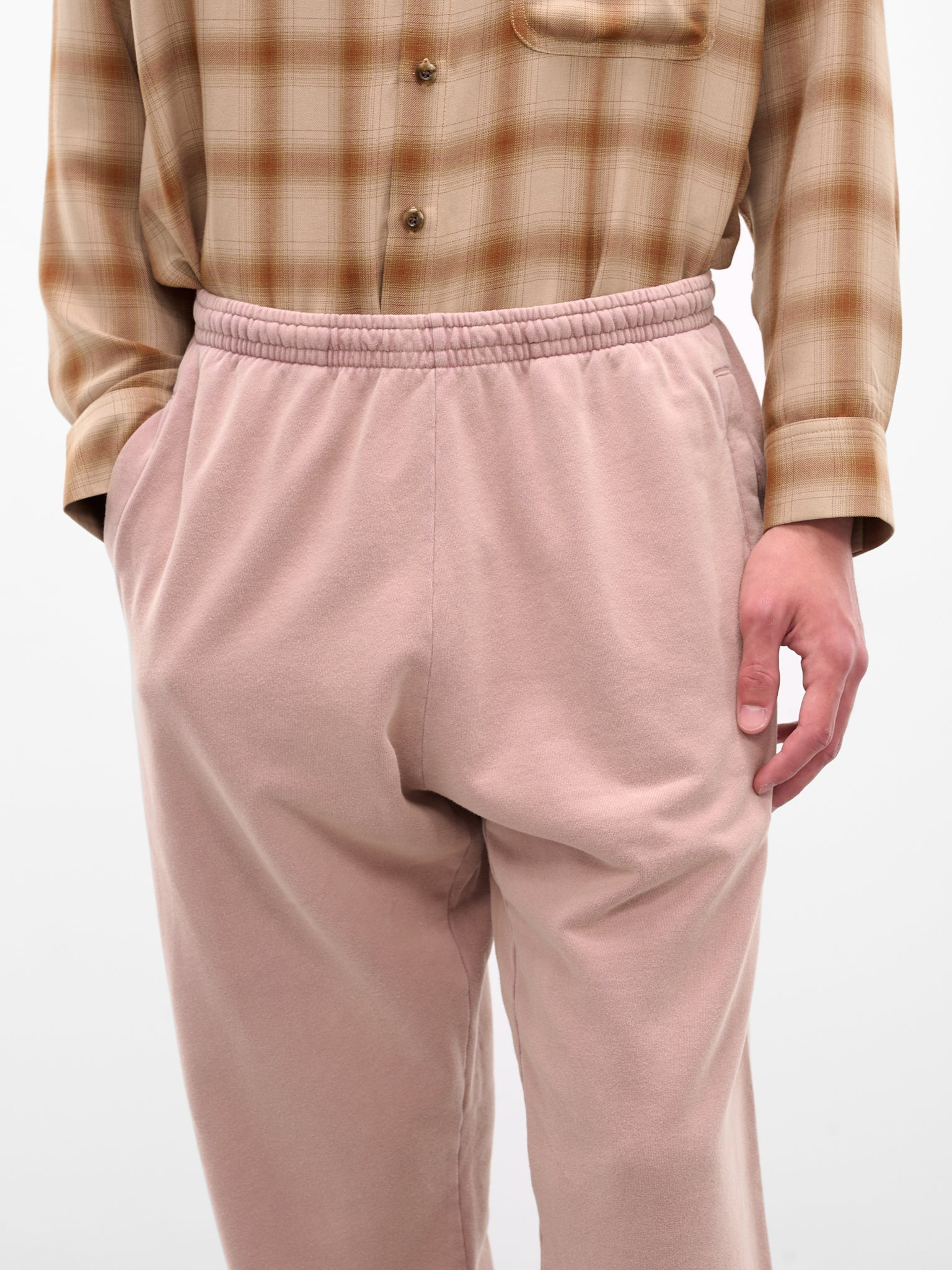 Lavender Cotton Elastic Jogger Sweatpants - 5