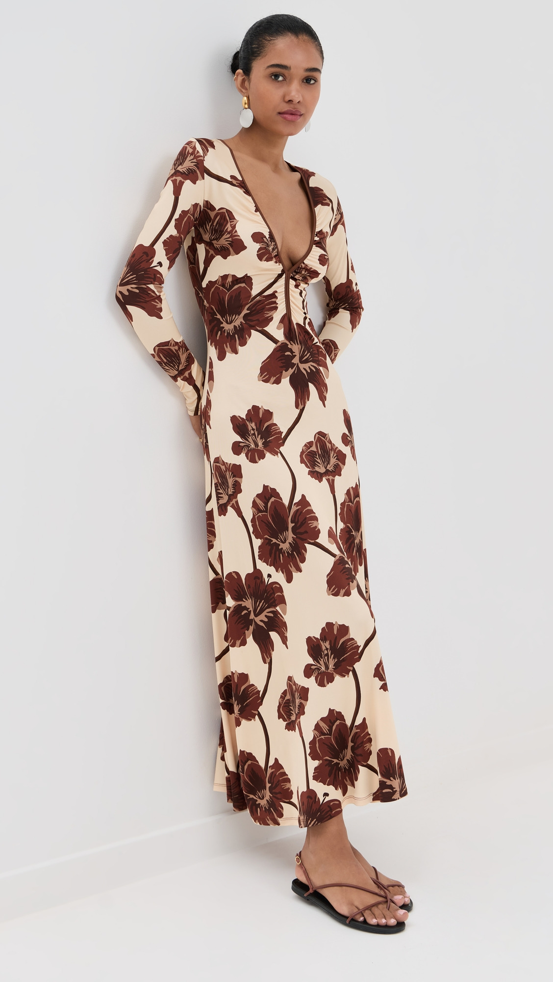 Alma Bordada Ankle Dress - 4