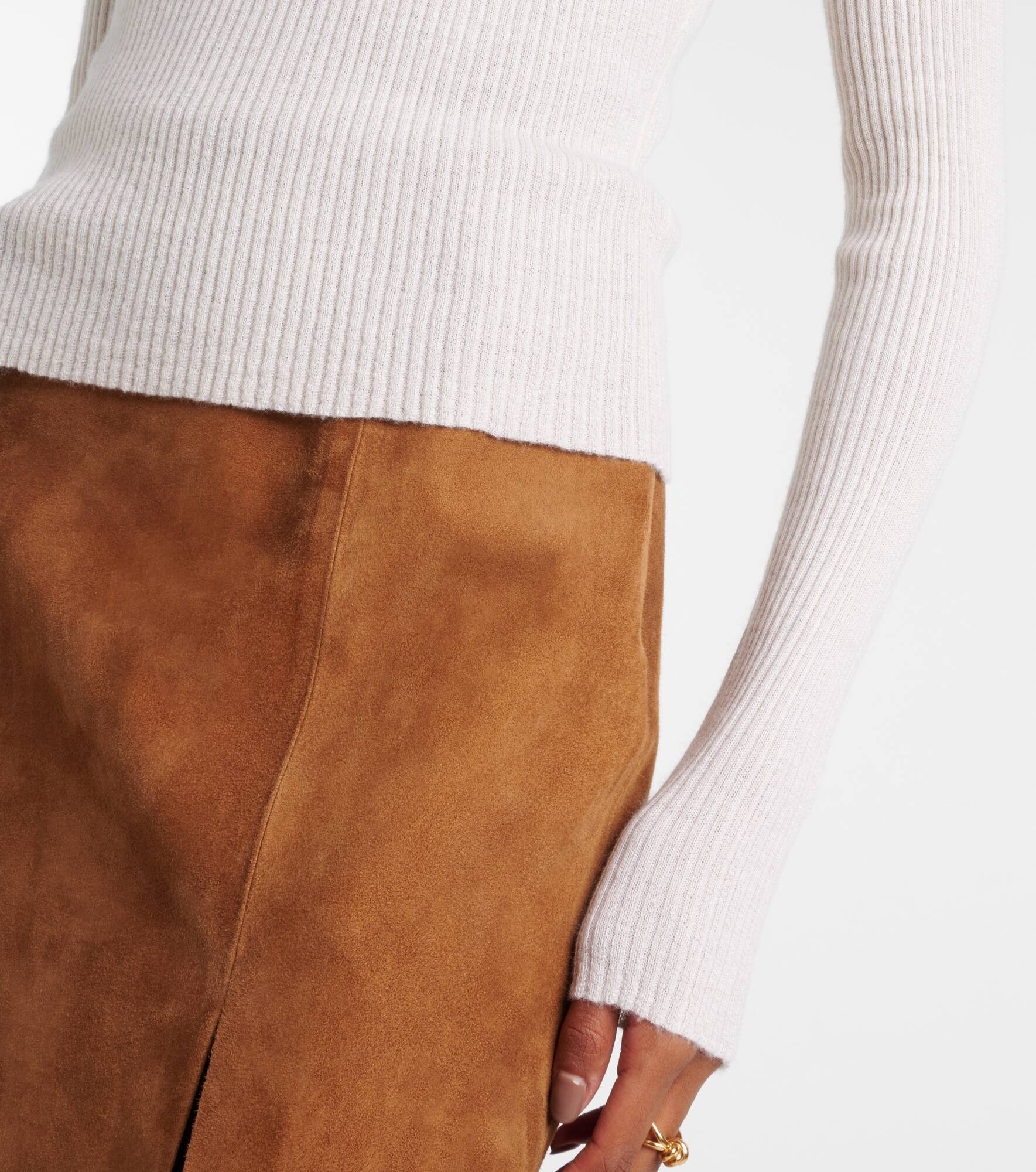 Cashmere and silk Henley shirt - 5