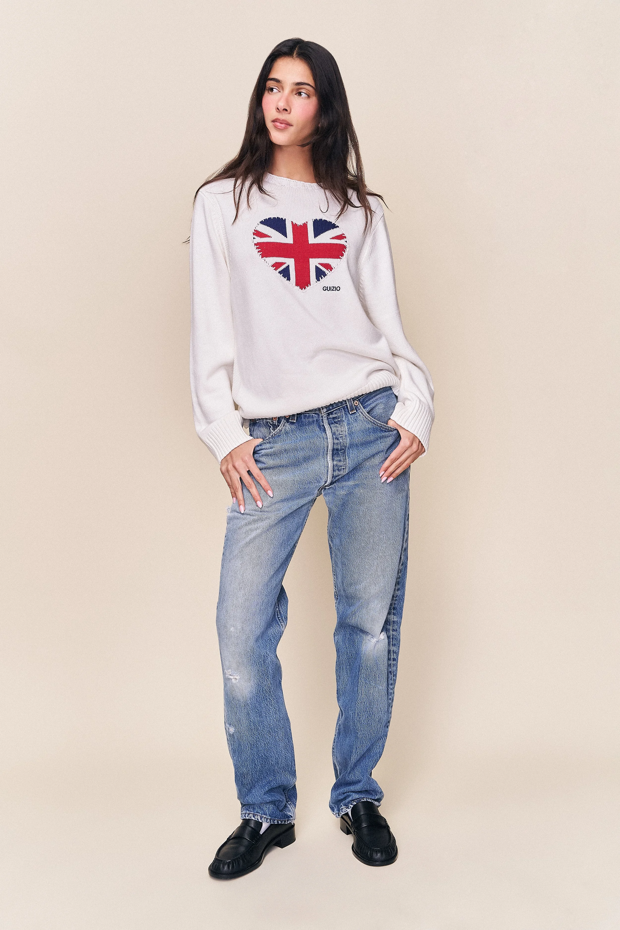 UNION JACK LOVE SWEATER - 1