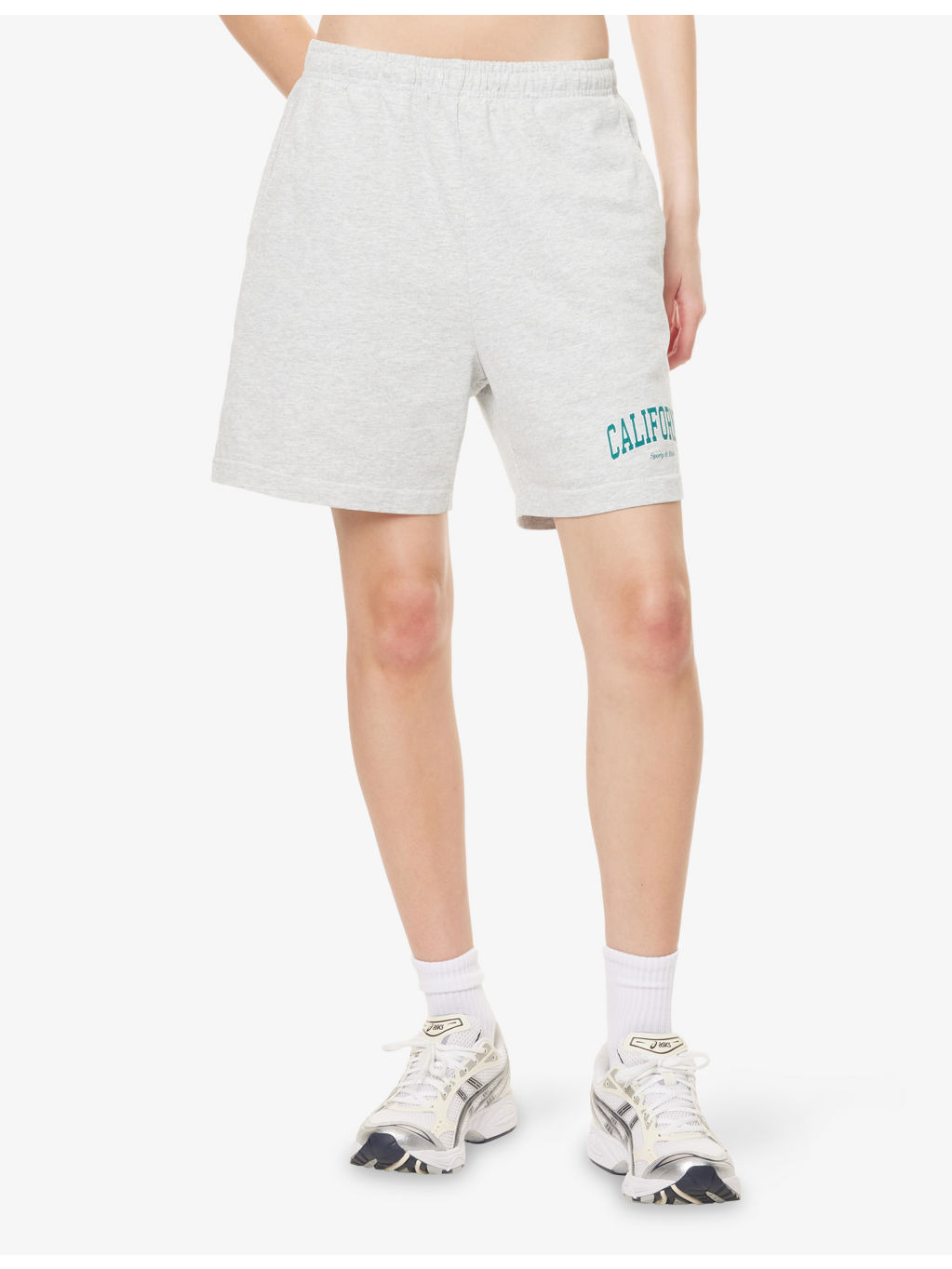 Sports California Gym Cotton-Blend Jersey Shorts - 3