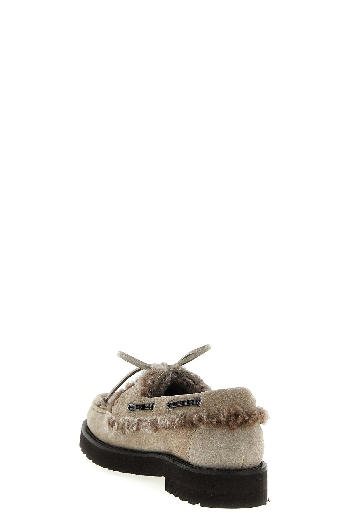 Brunello Cucinelli Women 'Precious Insert' Boat Shoe - 3