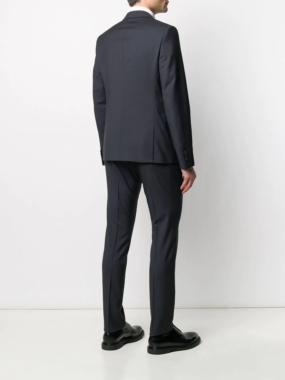 two-piece notched-lapel suit - 4