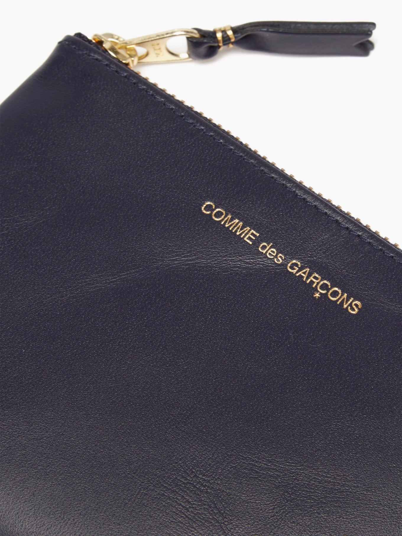 Foiled-logo leather coin pouch - 2