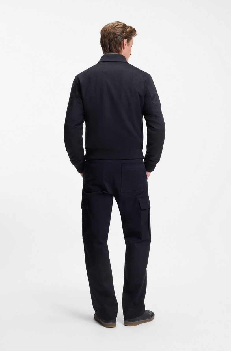 BECKHAM X BOSS ZIP JACKET IN WOOL AND CASHMERE 4