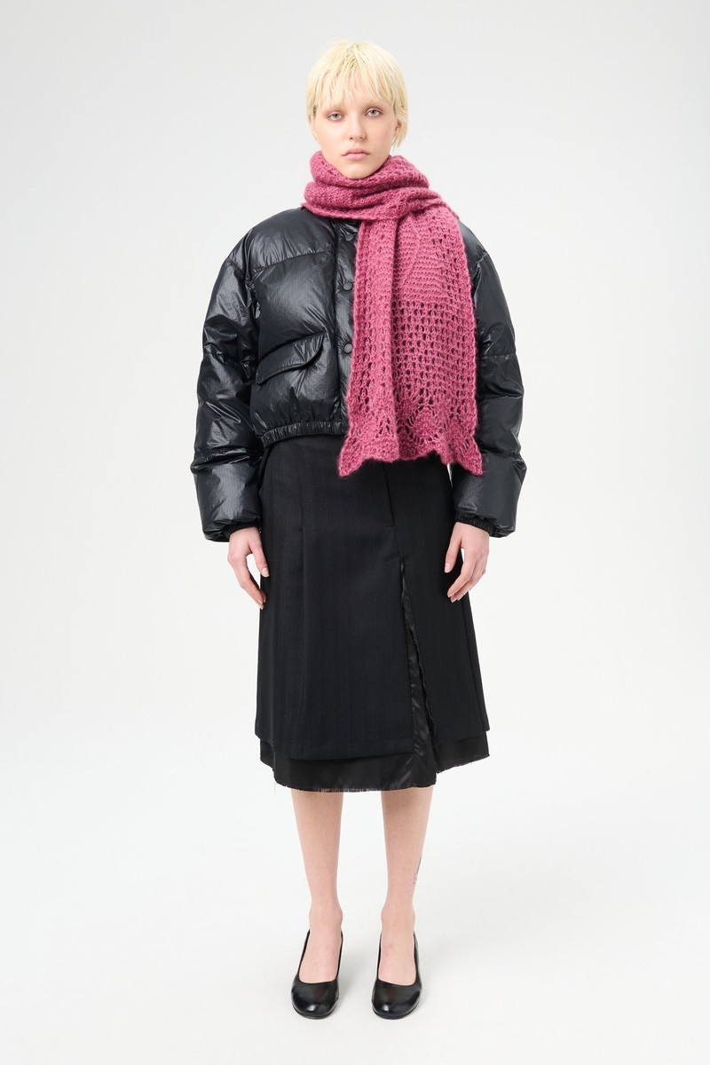 Domestic Scarf Uncut Ruby Softest Mohair Silk 4