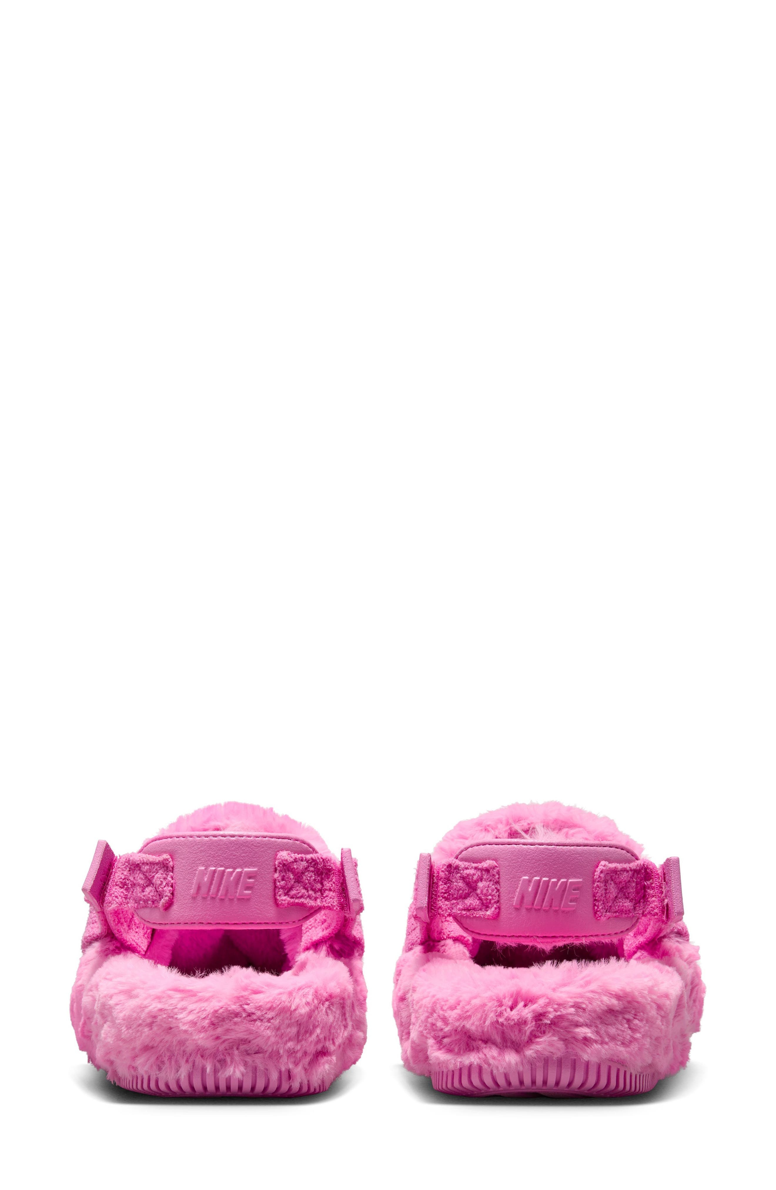 Nike Calm Faux Fur Mule in Playful Pink/Pink at Nordstrom - 5