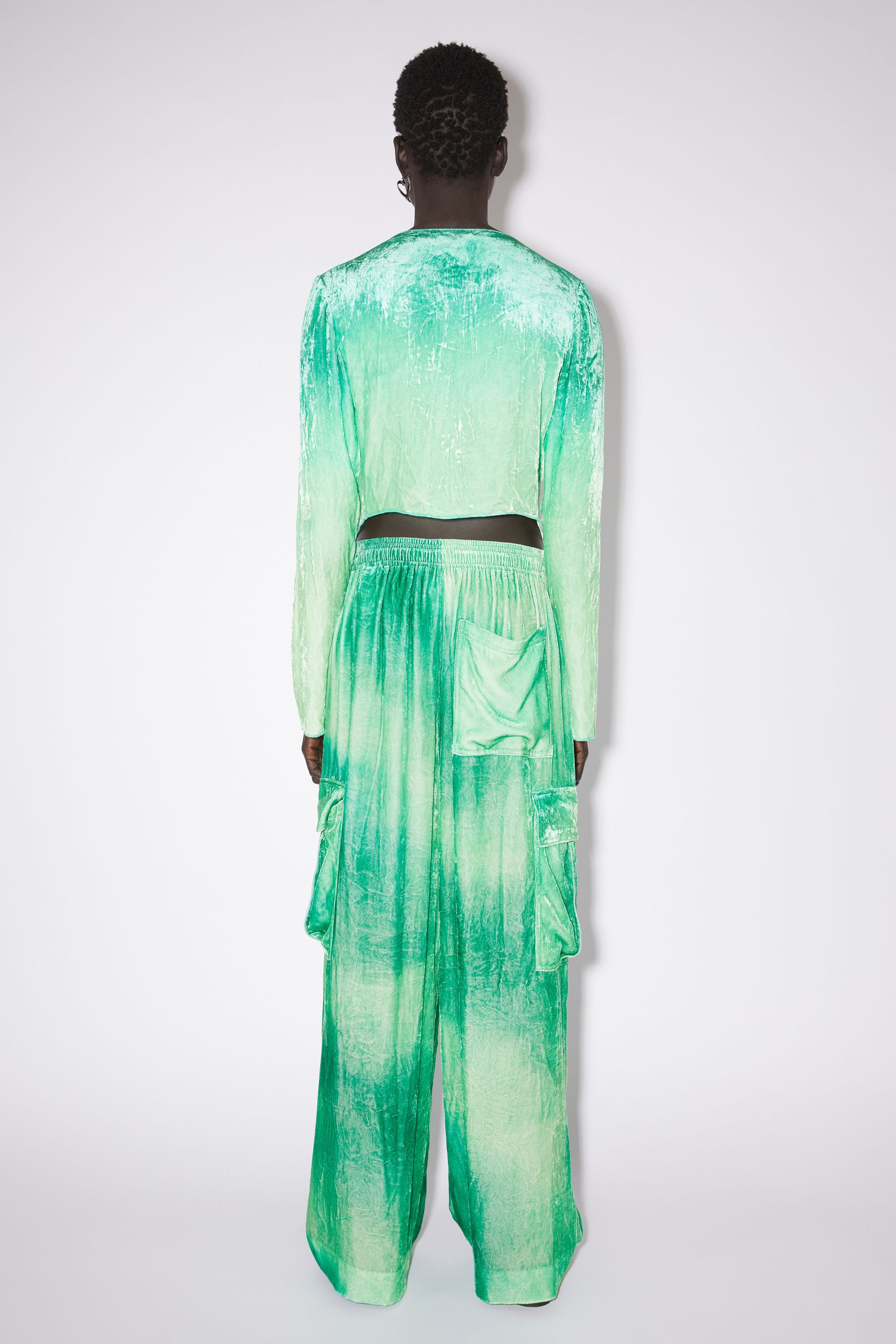 Cargo trousers - Jade green - 4