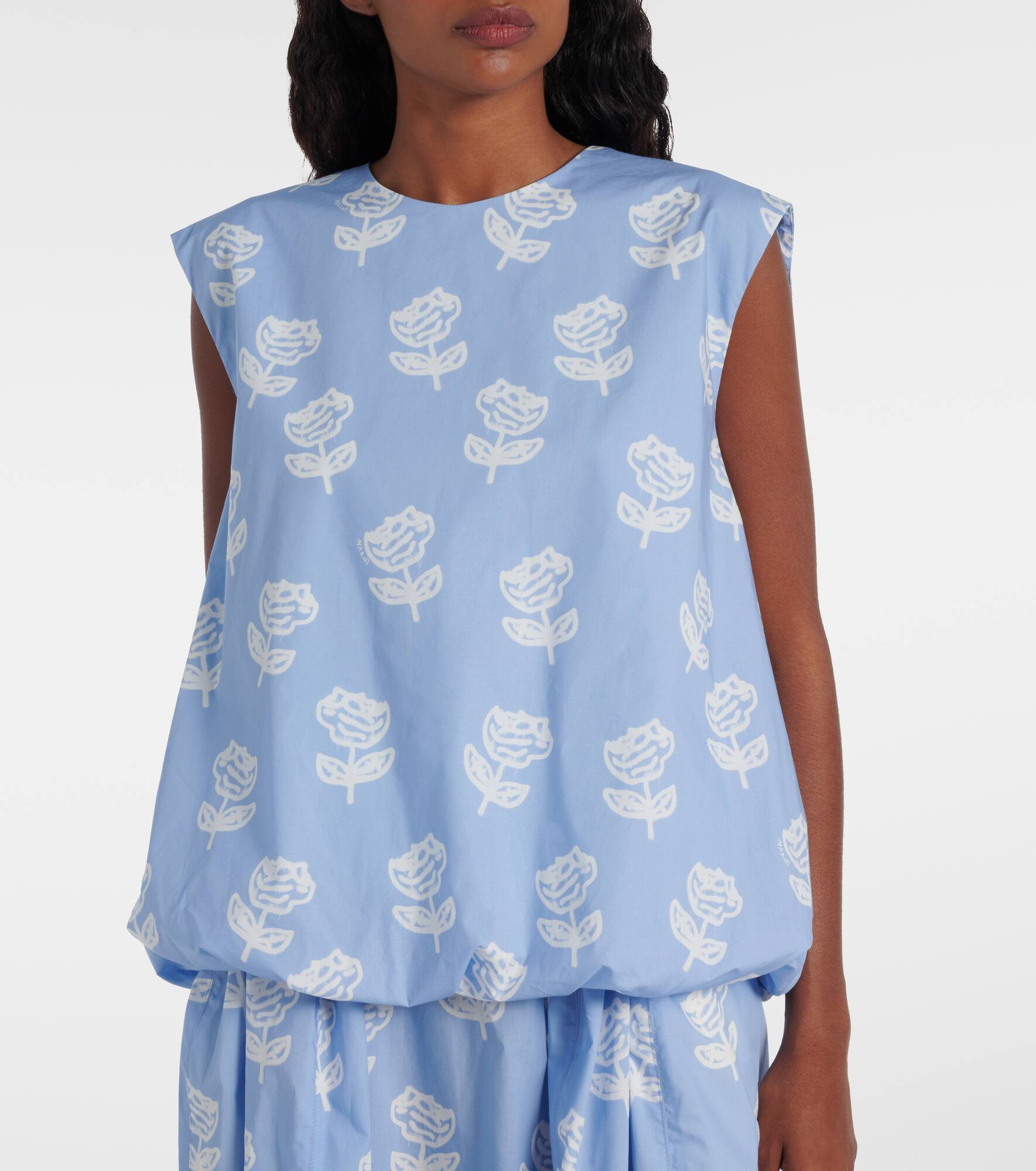 Floral cotton top - 7