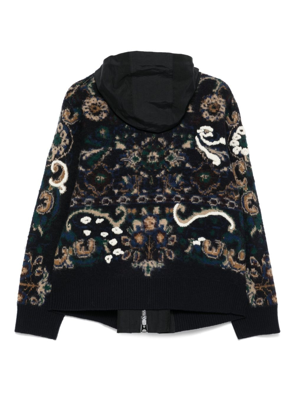 floral-pattern hooded jacket - 2