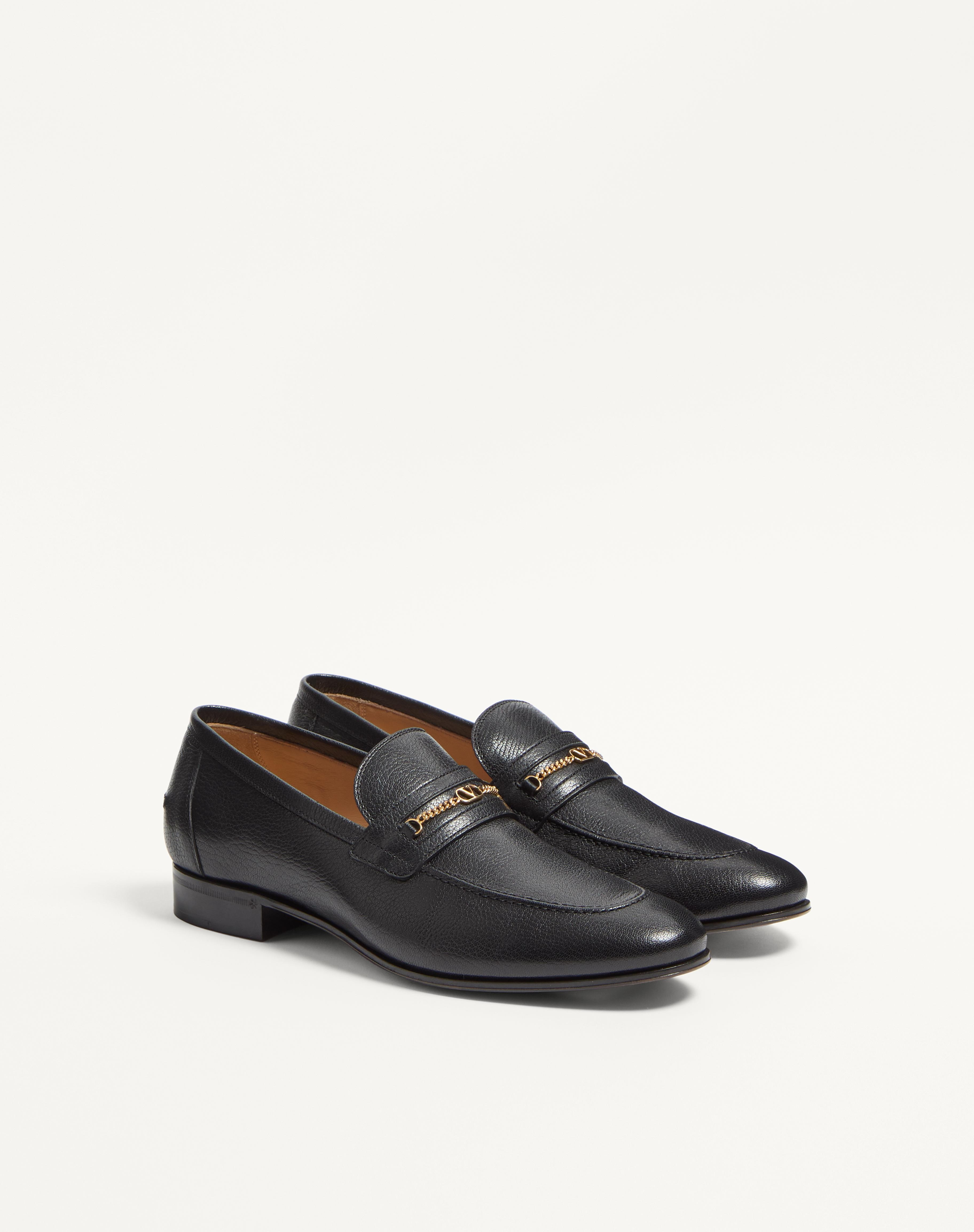 VLOGO SIGNATURE KIDSKIN MOCCASIN - 3