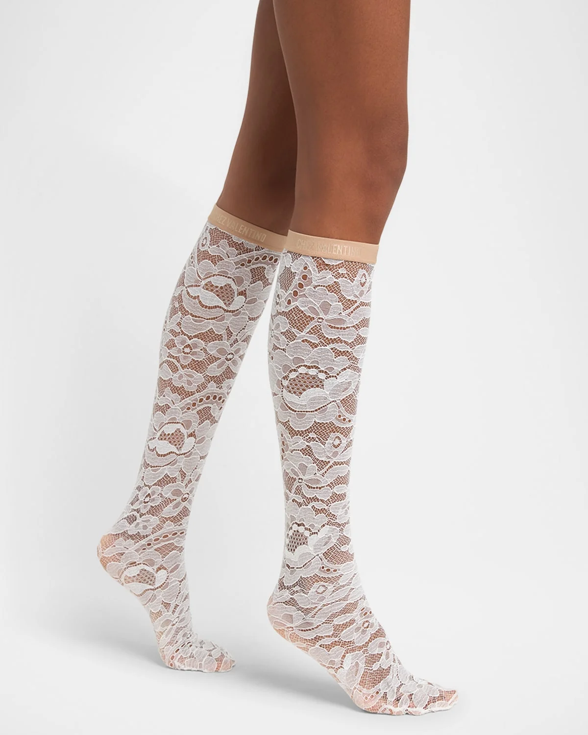 Rebrode Lace Knee-High Socks - 1