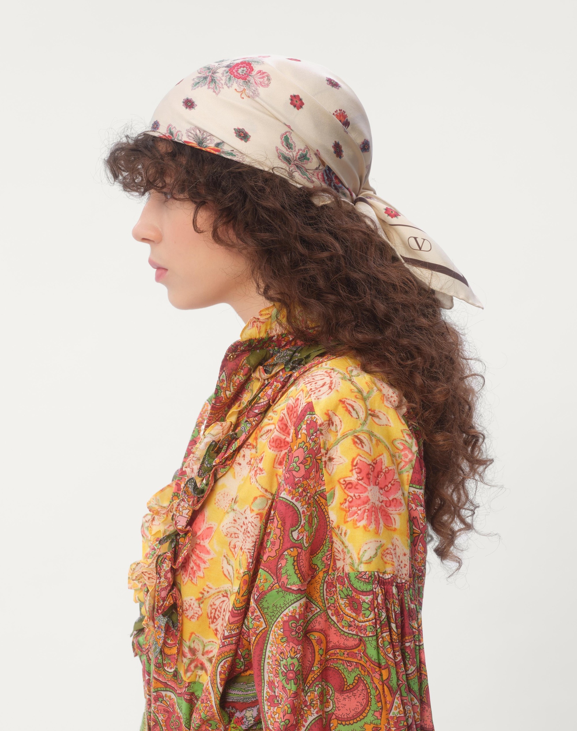 PAPIER FLORAL SILK SCARF - 2