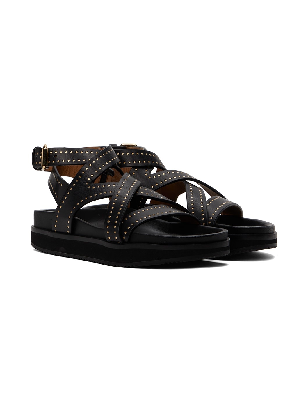 Black Neryse Sandals - 4