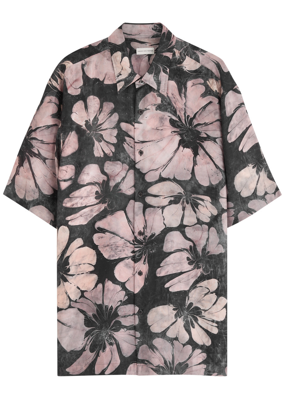 Dries Van Noten Cassidye Floral-print Silk Shirt - 1