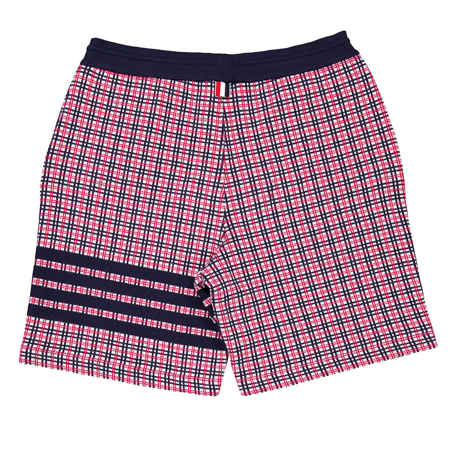 Thom Browne Cotton Check Jacquard 4-Bar Sweatshorts - 2