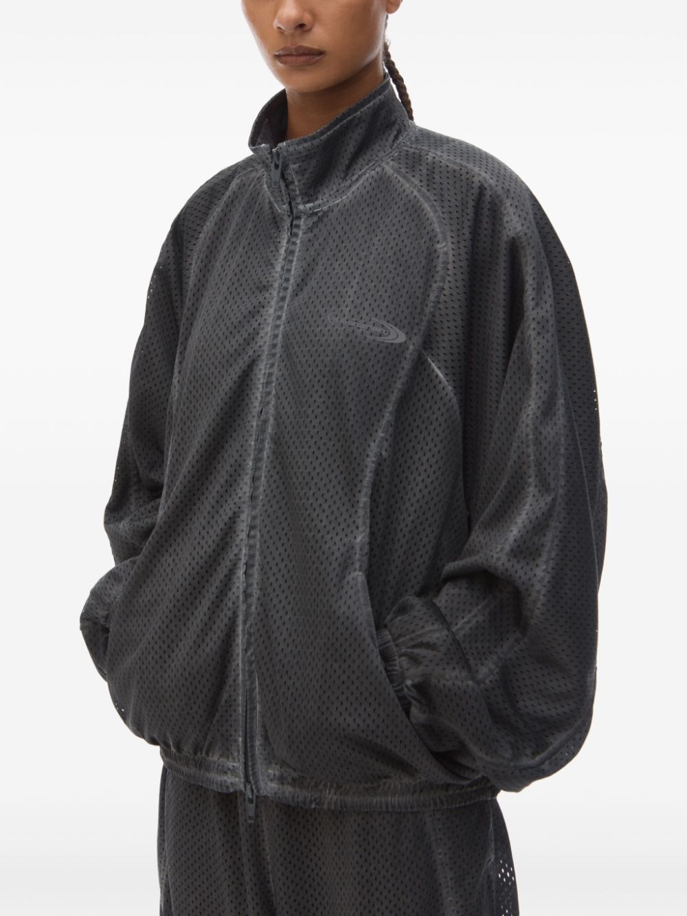 mesh track jacket - 5