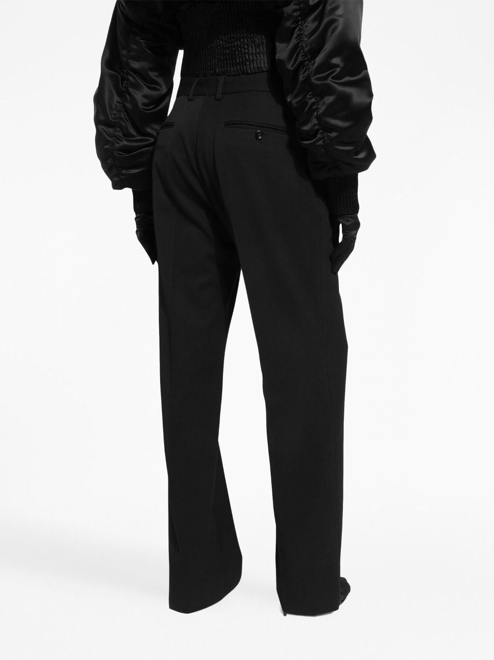 box-pleat high-waisted trousers - 4