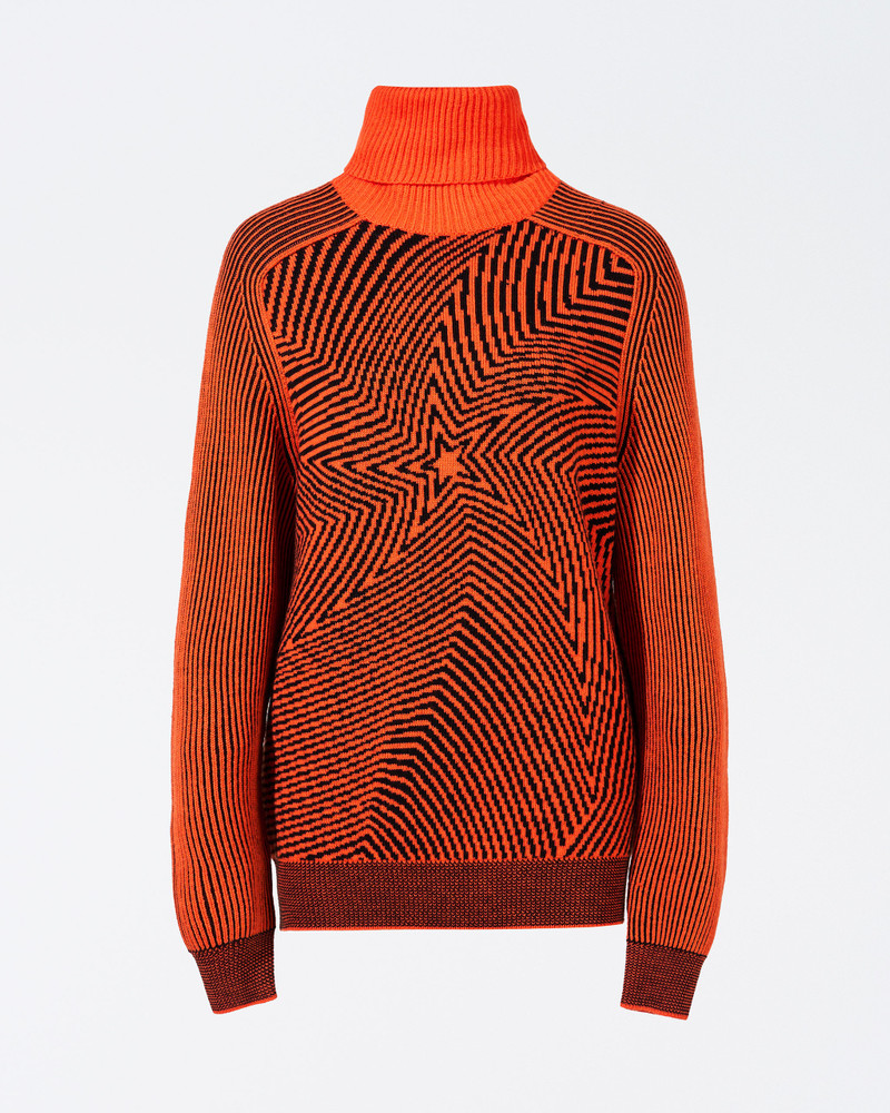 Star Merino Wool Turtleneck Sweater 1