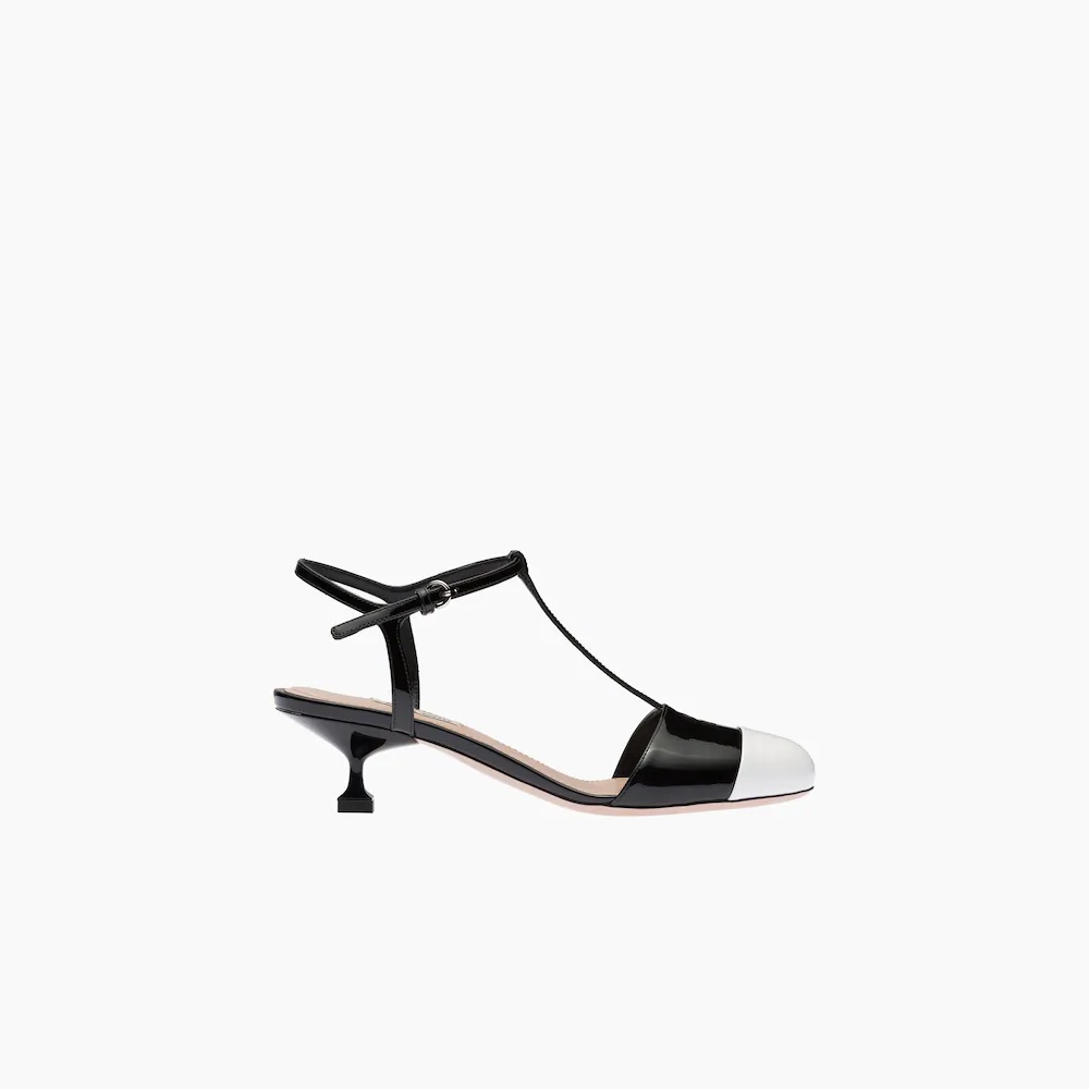 Patent leather slingback pumps - 2