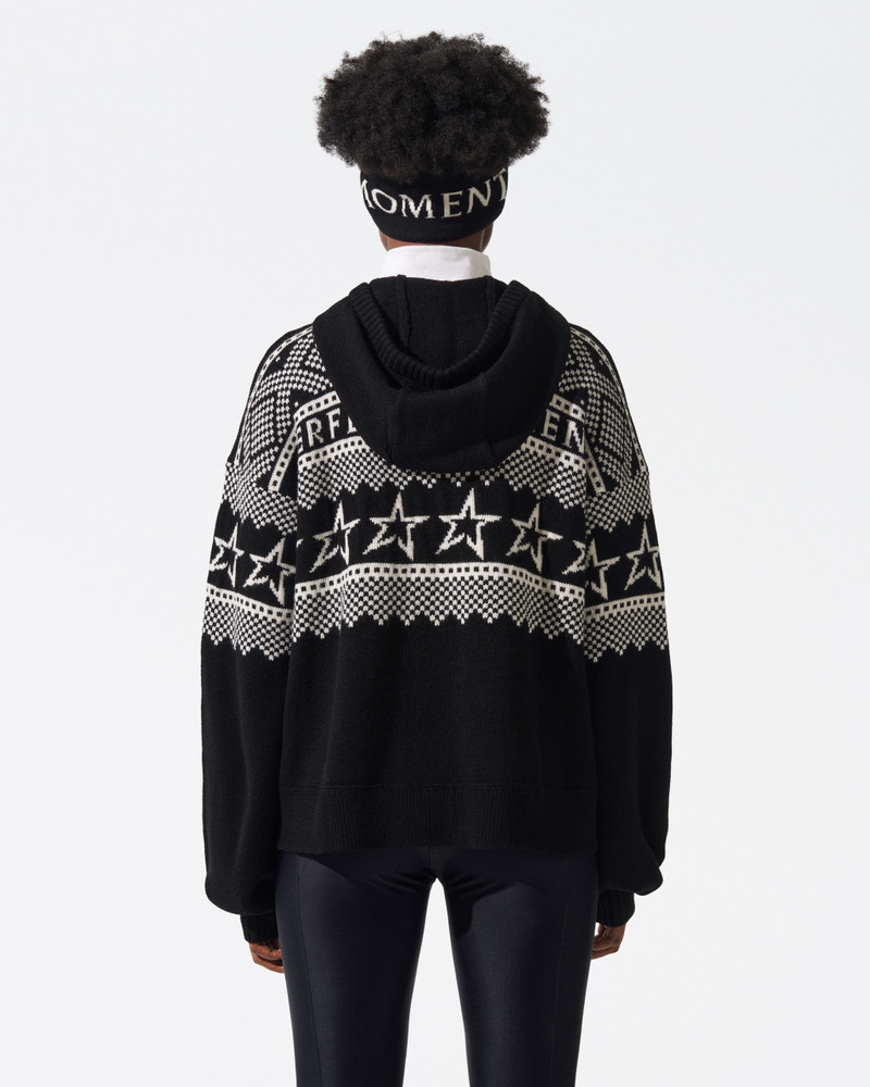 Intarsia-Knit Merino Wool Hoodie 3