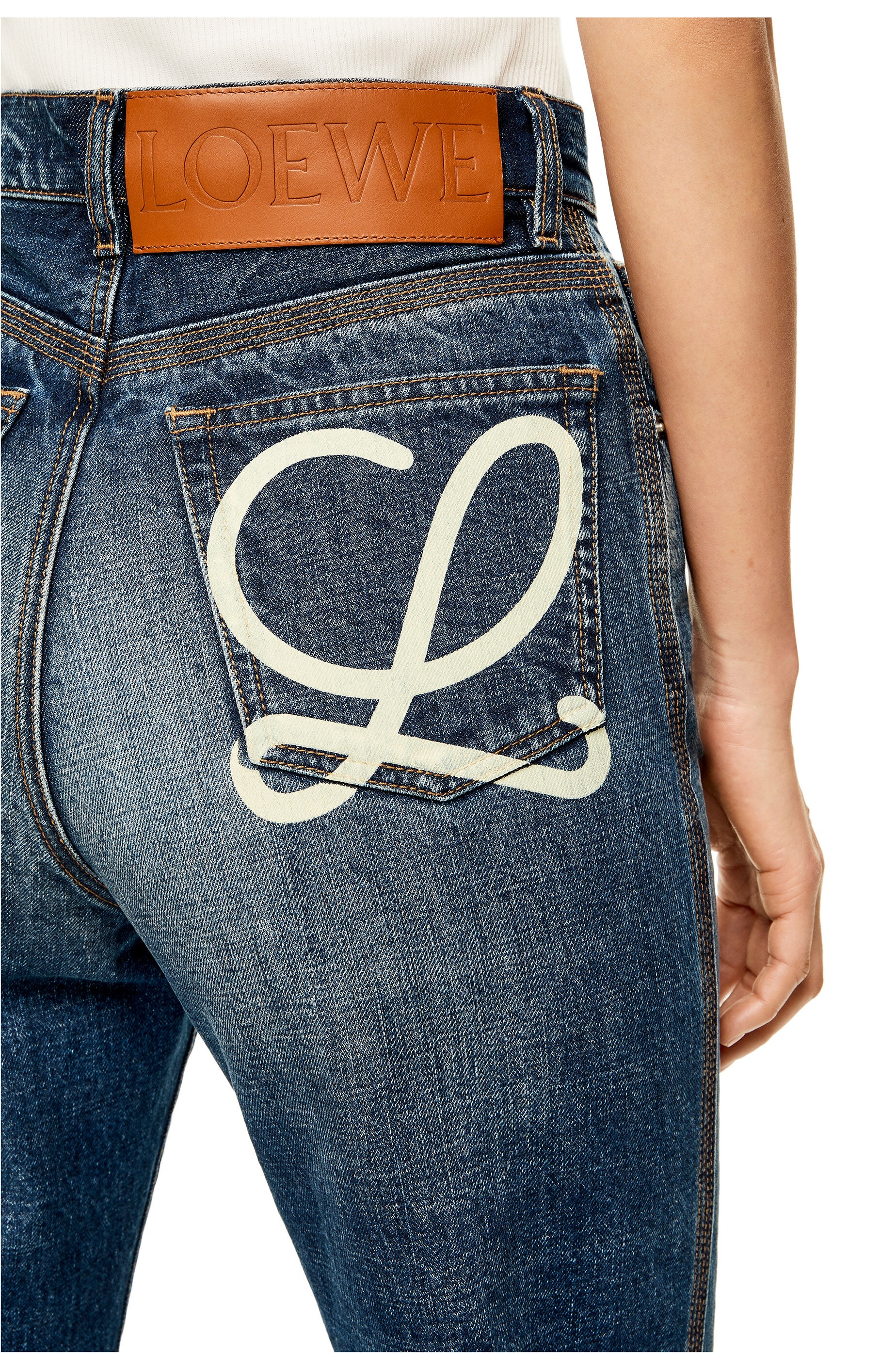 Logo jeans in denim - 5
