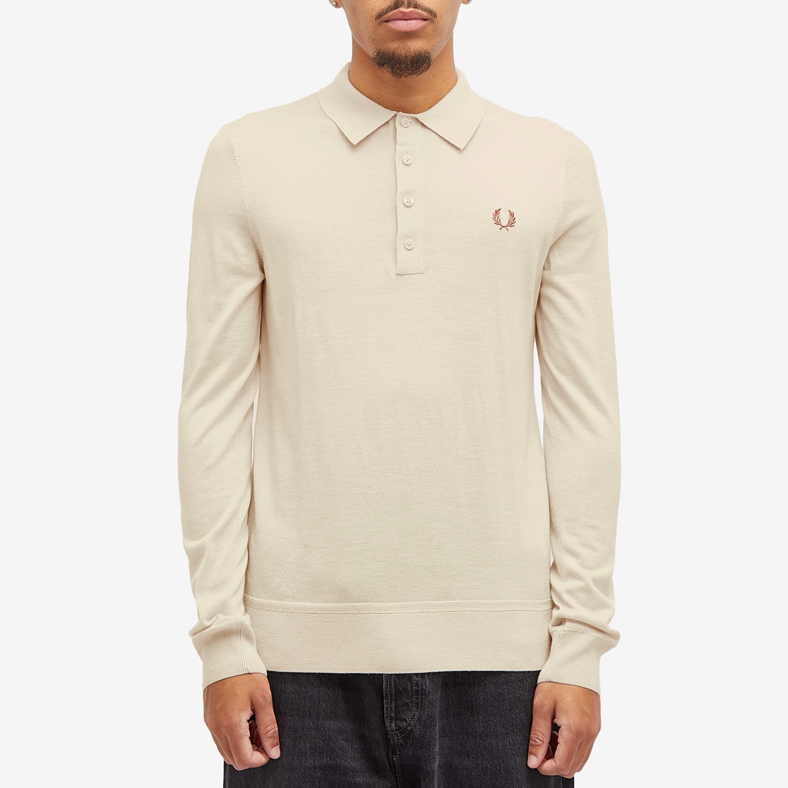 Fred Perry Long Sleeve Knit Polo - 2