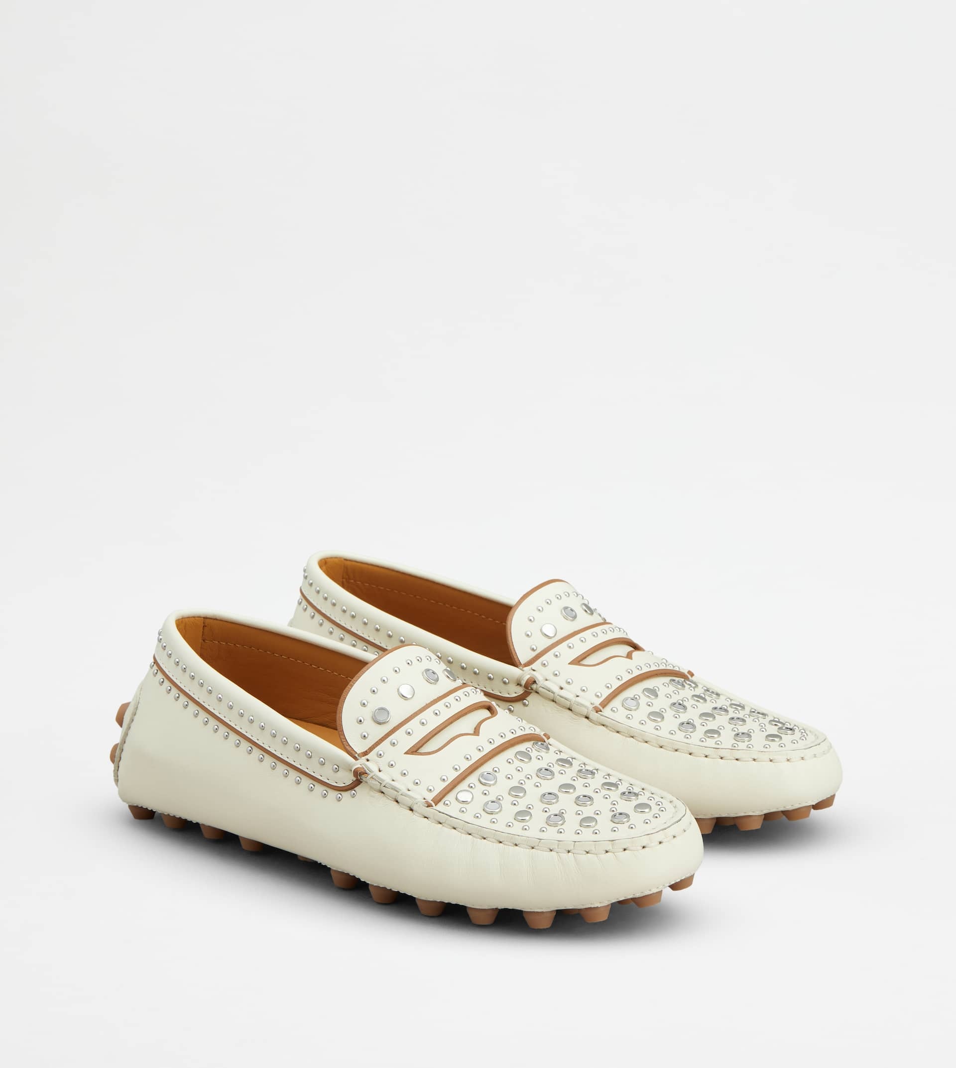 GOMMINO BUBBLE IN LEATHER - OFF WHITE - 3